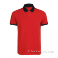 Imprimer un tee-shirt de polo de golf blanc imprimé en polyester